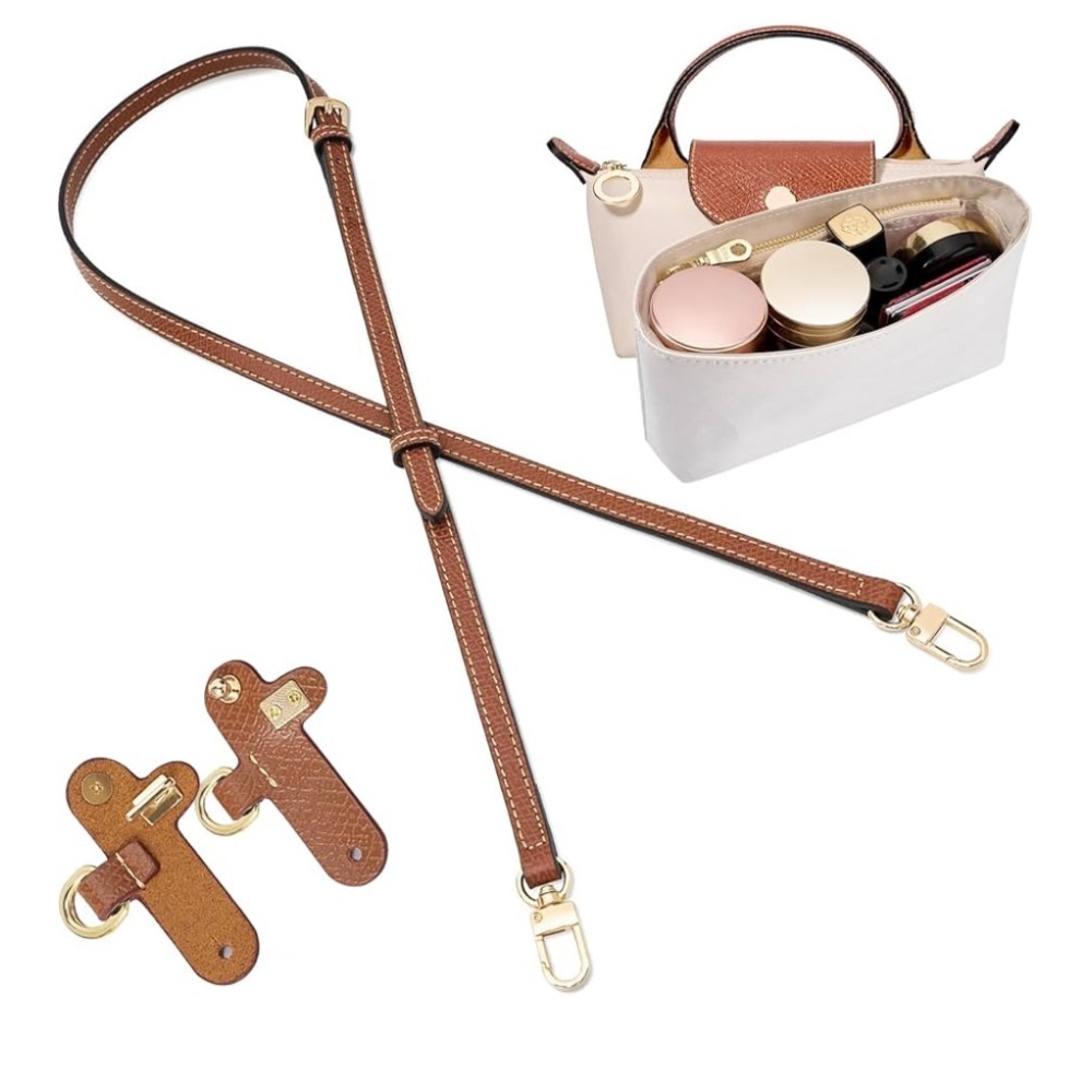 Longchamp Strap kit from Amazon in Tan